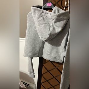 Cropped North Face Hoodie